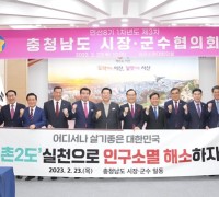 충청남도 시장·군수 협의회, 서산서 정기회의 개최